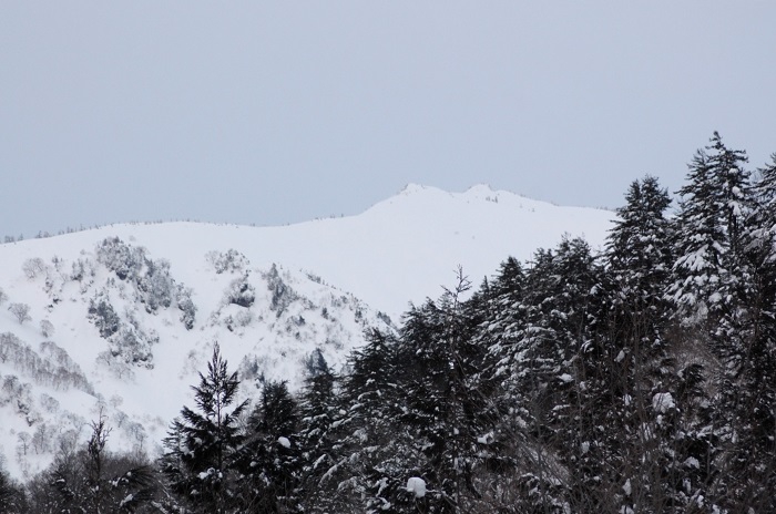 厳冬の三ツ岩岳（標高２０６５ｍ）の様子です（２０２６年１月７日）。